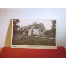 PARISH CHURCH, MILSTON, WILTSHIRE unused antique postcard RP =