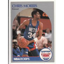 1990-91 Hoops Chris Morris basketball card #200 - Nets