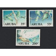 Aruba Maripampun Plant 'Matelea rubra' 3v 1989 MNH SG#61-63