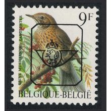 Belgium Song thrush Bird Buzin 'Grive Musicienne' 9f Precancel 1991 MNH