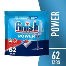 Finish Power Dishwasher Pods, Dishwasher Detergent Tabs Soap, Deep Clean, 62 Ct