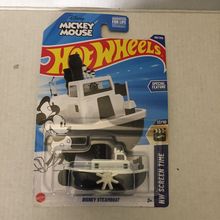 NEW Disney Mickey Mouse Steamboat Hotwheels 10/10