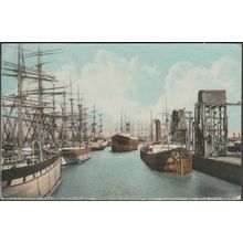 Barry Docks, Glamorgan, 1905 - Frith's Postcard