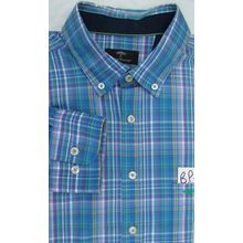 Fynch Hatton XL Multi Check Button Cuff Casual Shirt