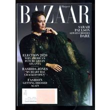 Harpers Bazaar Oct 2020 SARAH PAULSON COVER Rashida Jones Fashion NEW ISSUE
