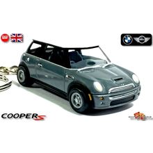RARE KEY CHAIN SILVER GRAY BMW NEW MINI COOPER S Ltd. Ed.