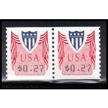 CVP32 27c Shield Very Fine MNH Pair PA4980