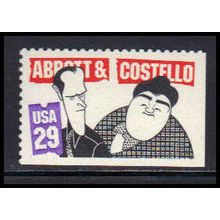 2566 29c Abbott & Costello Very Fine MNH BPS Bottom KA9942