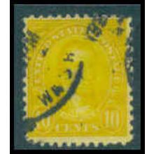 Used 642 10c James Monroe Barely Clears M10137
