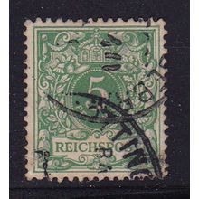 GERMANY 1889 REICHPOST 5pf USED #3 SG47a