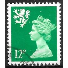 1958-67 Scotland Definitive - SG S37 12p emerald Elizabeth C5