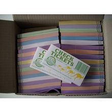 Check Tickets Raffle Books Numbered 1 to 100 Box 72 Winprint - FREE POST