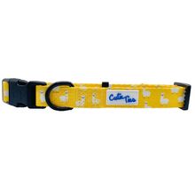 Cutie Ties Fun Design Dog Collar Small Llama Yellow