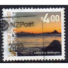 New Zealand 2020 Scenic Definitives - Island Bay, Wellington $4 Sheet Used