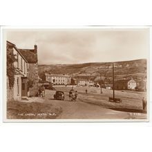 The Green Reeth Postcard RP North Yorkshire 1770