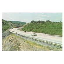 THE NORTHEAST EXTENSION, Pennsylvania Turnpike, unused vintage postcard =