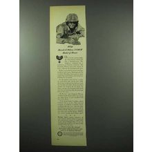 1953 U.S. Defense Bond Ad - M/Sgt. Harold E. Wilson