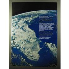 1971 Boeing Company Ad - India Viewed From Gemini