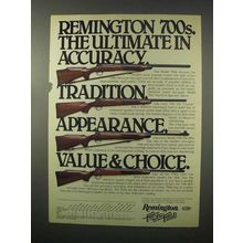 1981 Remington Model 700 Rifle Ad - Accuracy