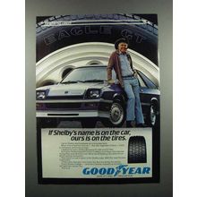 1983 Goodyear Tires Ad - Carroll Shelby Dodge Charger