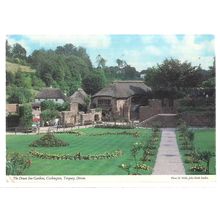 THE DRUM INN GARDENS, COCKINGTON, TORQUAY, DEVON .used postcard 1985 pm =