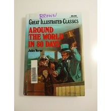 great illustrated classics around the work in 80 days ex-lib hardcover