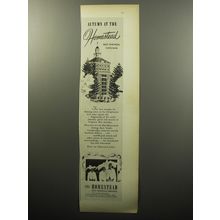1951 The Homestead Resort Ad - Autumn at the Homestead