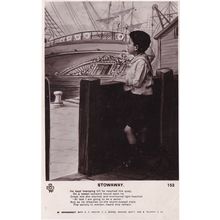 Stowaway Child Wants To Become Sailor Ship RPC Song Postcard