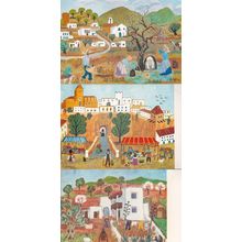 Ingeborg Gauger Ibiza Naif Finca Aceituna Mercafo 3x Postcard s