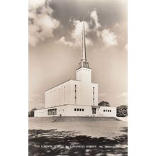 The London Temple Lingfield Surrey Real Photo Postcard