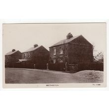Street Scene Houses Bretherton Postcard Posted RP Lancashire Publisher A J Evans