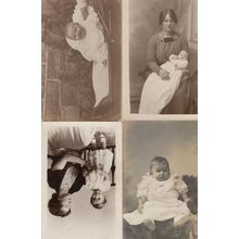 Baby Toddler 4x Antique Children Postcard s incl Exeter