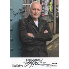 Karl Howman as Andrew Briggs Eastenders Hand Signed Cast Photo