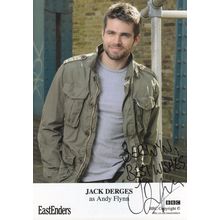 Jack Derges as Andy Flynn Eastenders Hand Signed Cast Card Photo