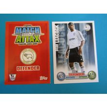 Dean Leacock - Derby County Match Attax 2007/08 Football Card
