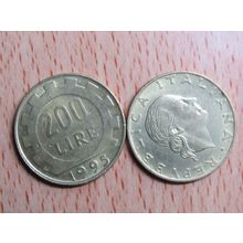 Italy 1995 200 Lire Coin