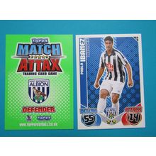 295. Pablo Ibanez - West Brom - Match Attax 2010/11 Football Card EF1