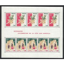 Monaco European Folklore MS 1981 MNH SG#MS1490 MI#1473-1474