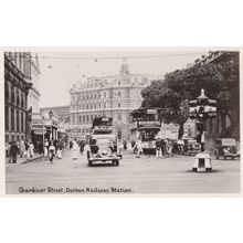 Woolworths Old Bus Gardiner Street Durban South Africa RPC Postcard