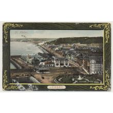 JERSEY St Helier view west early 20th C. RPPC J Welch 402