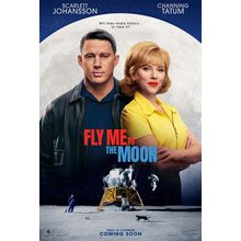 Fly Me to the Moon (2024)_3 Movie Film Poster Canvas iconic design