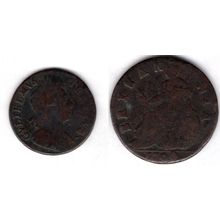 Great Britain. William III. Halfpenny 1700. dy21071