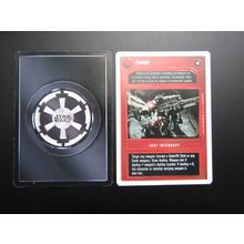 Star Wars 1995 Premiere Decipher CCG W/B Card Overload DS