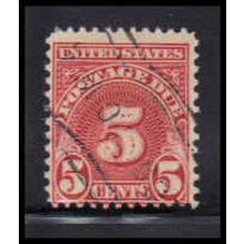 Used J83a 5c Postage Due Average K1451