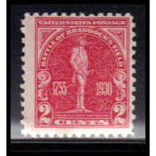 688 2c Battle of Braddock Average Plus MNH O2656