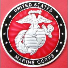 US Marine Corps, Rifleman's Creed. Challenge Coin. 1.50". 77b.