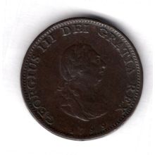 Great Britain. George III. Farthing 1799. dy15408