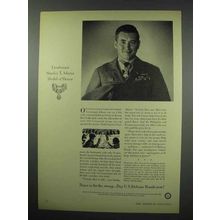 1952 U.S. Defense Bonds Ad - Lt. Stanley T. Adams