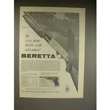 1962 Beretta 12 Gauge Golden Pigeon Shotgun Ad!