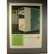1964 Burroughs B 200 Computer Ad, Our Ace Against Yours